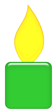 care candle app - color green