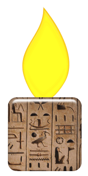 care candle app - hieroglyphs
