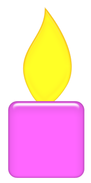 care candle app - color pink
