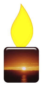 care candle app - sunset